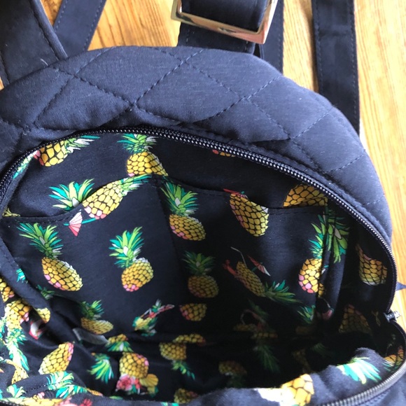 Vera Bradley Mini Pineapple Backpack 